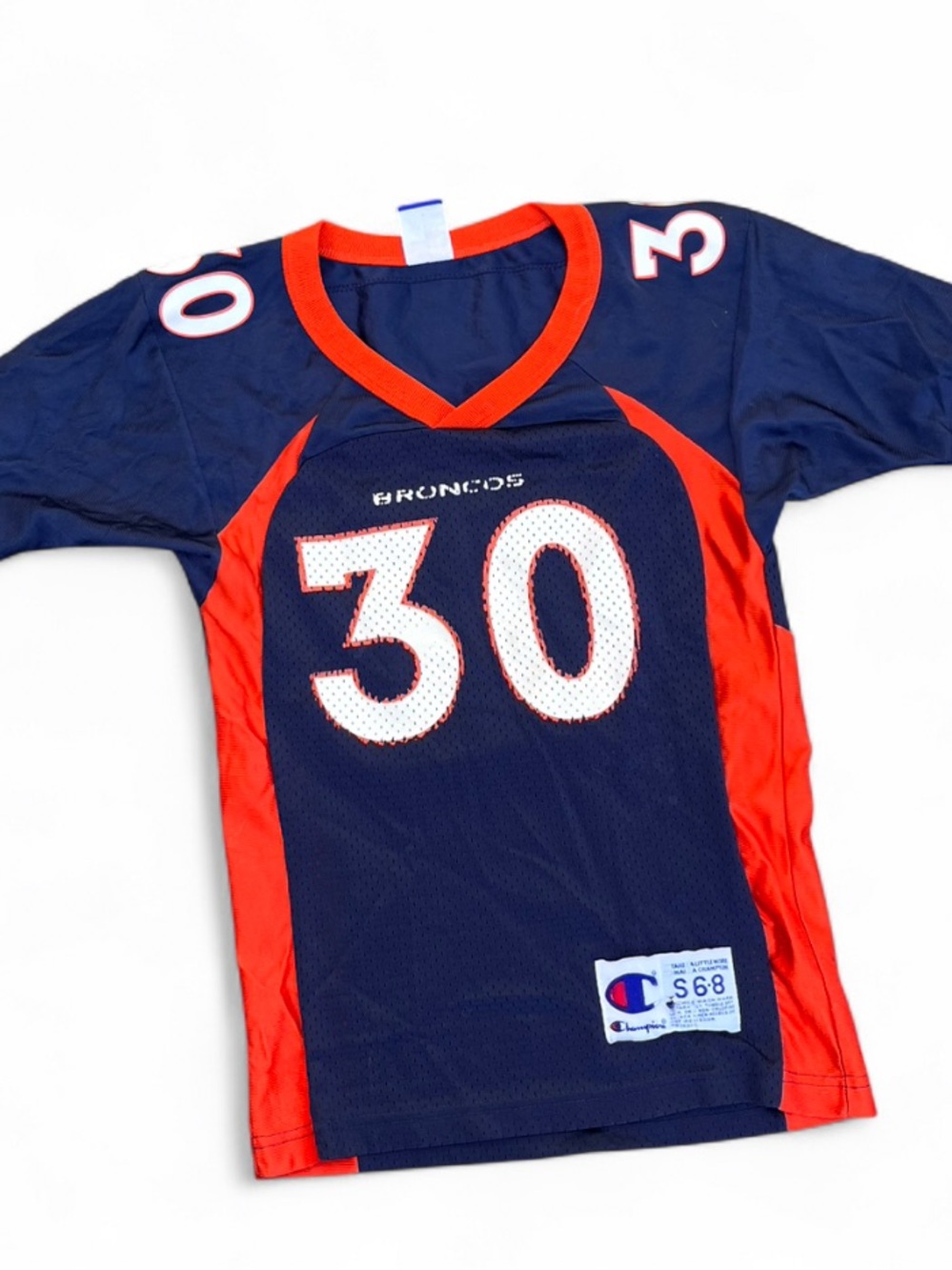 Terrell Davis 30 Denver Broncos Kids Jersey Size 8(S)